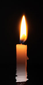 light a candle for love